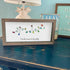 Christmas Light Bulbs Sea Glass Framed Art - image 2
