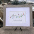 Christmas Light Bulbs Sea Glass Framed Art - image 7