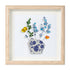 Colored Floral In Blue And White Vase Sea Glass Framed Art - image 9