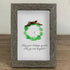 Christmas Wreath And Wreath Sea Glass Framed Art - image 7