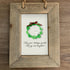 Christmas Wreath And Wreath Sea Glass Framed Art - image 3