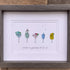 Wine is a panacea of all ill Sea Glass Framed Art - image 6