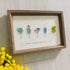 Wine is a panacea of all ill Sea Glass Framed Art - image 3