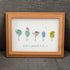 Wine is a panacea of all ill Sea Glass Framed Art - image 0