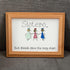 Sisters Are Best Friends Sea Glass Framed Art - image 7