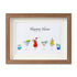 Happy Hour Cocktail Sea Glass Artwork Card With Frame - Walnut Brown - 6" X 8" - image 7