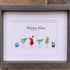 Happy Hour Cocktail Sea Glass Artwork Card With Frame - image 0