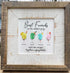 Best Friends Friendship Gift Seaglass Card Artwork With Frame - image 3