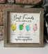 Best Friends Friendship Gift Seaglass Card Artwork With Frame - image 5