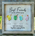 Best Friends Friendship Gift Seaglass Card Artwork With Frame - image 6