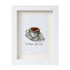 Life Happens Coffee Helps Seaglass Card Artwork With Frame - White - 8" X 6" - image 12