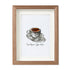 Life Happens Coffee Helps Seaglass Card Artwork With Frame - Walnut Brown - 8" X 6" - image 10