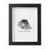 Life Happens Coffee Helps Seaglass Card Artwork With Frame - Black - 8" X 6" - image 11