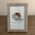 Life Happens Coffee Helps Seaglass Card Artwork With Frame - image 6