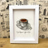 Life Happens Coffee Helps Seaglass Card Artwork With Frame - image 0