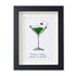 Thanks For Adding A Cherry To My Life Seaglass Card Artwork With Frame - Black - 8" X 6" - image 9