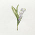 Lily Of The Valley Seaglass Card Artwork With Frame - Seaglass Card - 8" X 6" - image 1