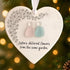 Sisters Heart-Shaped Sea Glass Hanging Ornament - image 3