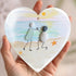 Beach Proposal Heart-Shaped Sea Glass Hanging Ornament - Buy 5 Get 2 Free(7 Pcs) - 2.91" × 2.76" × 0.12" - image 0