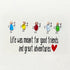 Good Friends & Wonderful Adventures Sea Glass Framed Art - image 2