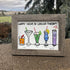 Happy Hour Cocktail Lover Sea Glass Framed Art - image 0