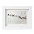 Heartwarming Birds On Snowy Branch Sea Glass Framed Art - White - 6" X 8" - image 14