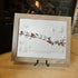 Heartwarming Birds On Snowy Branch Sea Glass Framed Art - image 5