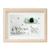 "Try Your Best" Birds And Trees Sea Glass Framed Art - Oak - 6" X 8" - image 11