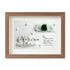 "Try Your Best" Birds And Trees Sea Glass Framed Art - Walnut Brown - 6" X 8" - image 12