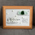 "Try Your Best" Birds And Trees Sea Glass Framed Art - image 0