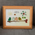 "Have a Happy Day" Birds & Sunny Sea Glass Framed Art - image 4