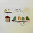 "Have a Happy Day" Cheerful Birdhouse Sea Glass Framed Art - image 2