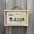 "Have a Happy Day" Cheerful Birdhouse Sea Glass Framed Art - image 8