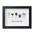 Happy Hour Sea Glass Framed Art - Black - 6" X 8" - image 13