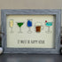 Happy Hour Sea Glass Framed Art - image 4