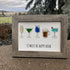 Happy Hour Sea Glass Framed Art - image 0