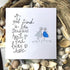 Friendship Quote Good Friend Is Like Sea Glass Framed Art - Seaglass Card - 8" X 8" - image 1