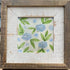 Blue Hydrangea Floral Sea Glass Framed Art - image 7