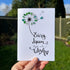 Every Dream Begins With A Wish Sea Glass Framed Art - Seaglass Card - 8" X 6" - image 1