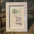 Every Dream Begins With A Wish Sea Glass Framed Art - image 0