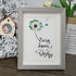 Every Dream Begins With A Wish Sea Glass Framed Art - image 4