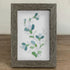Green And White Fresh Flower Sea Glass Framed Art - image 6