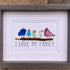 I Love My Family Bird Sea Glass Framed Art - image 7