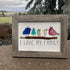 I Love My Family Bird Sea Glass Framed Art - image 3