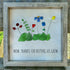 Mom Thanks For Helping Us Grow Sea Glass Framed Art - image 5