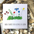 Mom Thanks For Helping Us Grow Sea Glass Framed Art - image 2