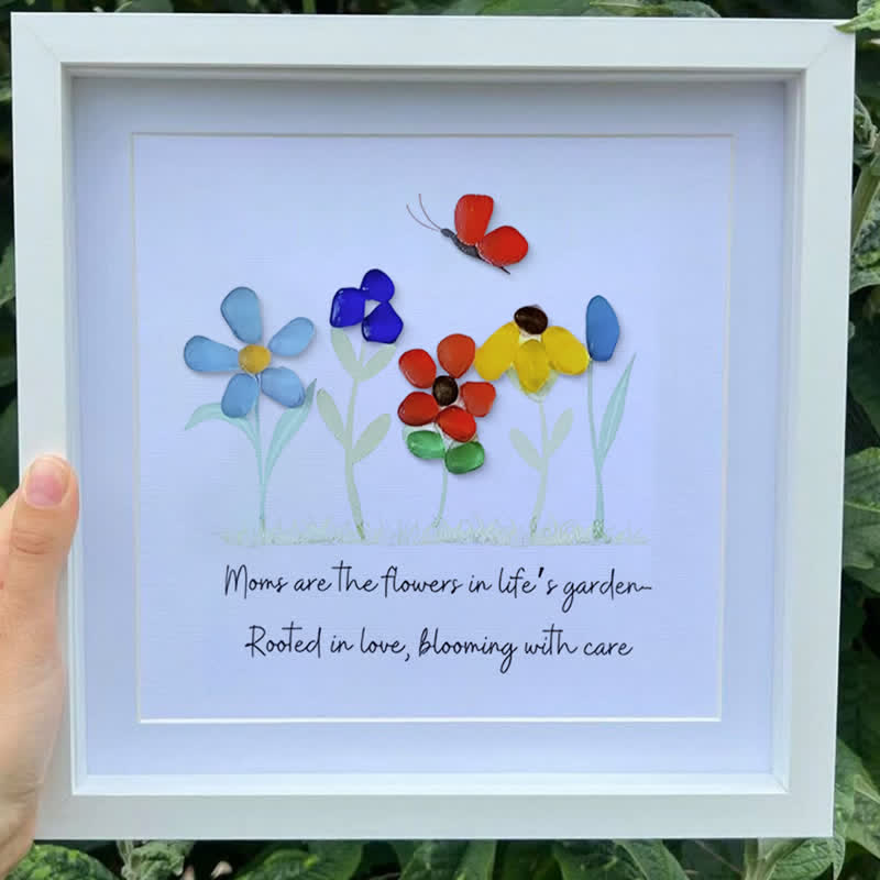 Moms Are Like Garden Sea Glass Framed Art - image 3