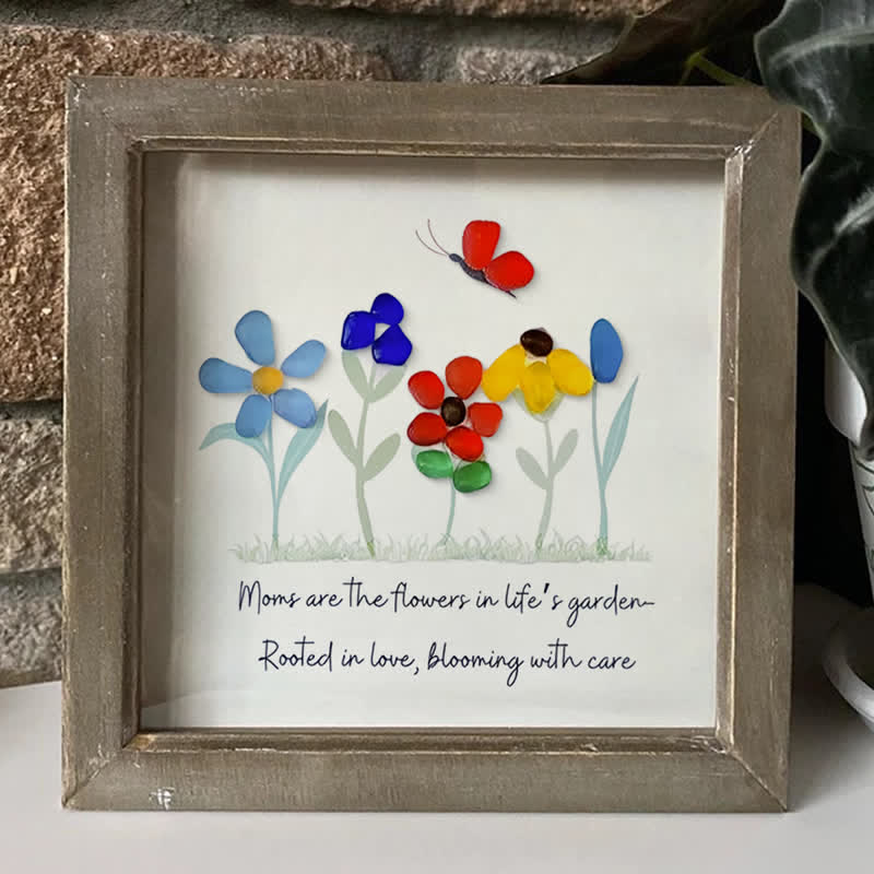 Moms Are Like Garden Sea Glass Framed Art - image 5
