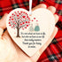 Love Tree Couple Heart-Shaped Sea Glass Hanging Ornament - Buy 5 Get 2 Free(7 Pcs) - 2.91" × 2.76" × 0.12" - image 0