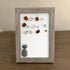 Birds On A Wire & Curious Cat Sea Glass Framed Art - image 3